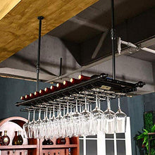 LXTIN Portabottiglie per Vino Moderno in Metallo Portabottiglie Decorativo per Vino impilabile Portabottiglie per Vino - Portabottiglie Appeso per Bottiglia di Vino per Cucina Bar-100 *