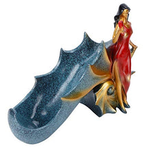 Summer Surprise Statuetta portabottiglie, statuette Statuette portabottiglie per vino Statuette portabottiglie per vino Portabottiglie per vino, per ufficio(BS023-2 Red Girl)