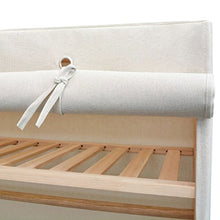 Festnight Armadio in Stoffa e Legno di Pino da Camera 110x40x170 cm