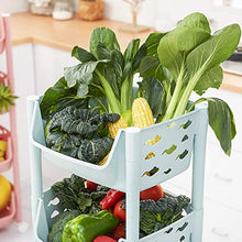 HYRL Portapacchi in plastica, 4 Tier Cucina Carrello di stoccaggio con Ruote Frutta cremagliera di Verdura per Il Bagno Multifunzione organizzare Rack Storage,#1