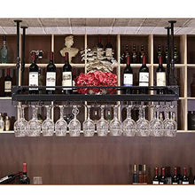 JHGJBJ Appeso cremaglie, Supporto 30-60cm Regolabile in Altezza Ferro Appeso Vetro di Vino, con portabottiglie Vino, Appeso cremagliera della Tazza (Size : 80x30cm)