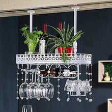 YWYW Portabottiglie in Metallo Portabicchieri per Vino Rosso Capovolto Portabottiglie per Vino da Bar Portabicchieri da Vino Portabottiglie da Vino sospeso （60cm 80cm 100cm） (Dimensioni: 60CM)