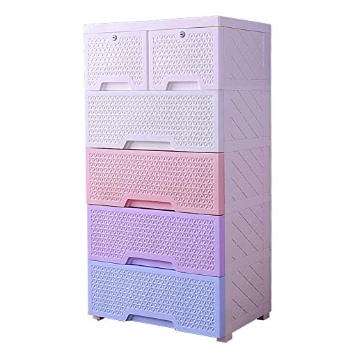 Armadio portatile Splendidamente 5 cassetto bambini Dresser Governo di immagazzinaggio con serrature dell'organizzatore di immagazzinaggio Unità for la camera da letto dei bambini Sala giochi Study Ro