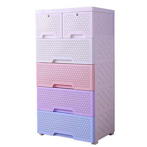 Armadio portatile Splendidamente 5 cassetto bambini Dresser Governo di immagazzinaggio con serrature dell'organizzatore di immagazzinaggio Unità for la camera da letto dei bambini Sala giochi Study Ro