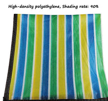 Rete ombreggiante Striscia Multicolore per Paralume in Tessuto al 90%, 8 Pin per Pensilina, Serra, Fienile E Canile (Dimensioni : 6x10M)