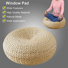 Cuscino Da Terra Rotondo Tatami Intrecciato Cuscino Da Terra Rotondo Cuscino Da Pavimento Stile Giapponese Handcrafted Cuscino Imbottito Piatta Da Seduta In Paglia Ecologica Traspirante Per Meditazion