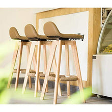 LXYPLM Sgabello Sedie Bar Barstools Sgabelli da Pranzo girevoli da Colazione in Ecopelle girevoli da Cucina, bancone Bar in Legno massello for Il Tempo Libero Arredo Bar Cucina