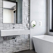 Specchio da bagno moderno senza trapano 2 lato trucco Vanity specchio rasatura specchi parete