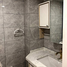 Toba Portasciugamani da Bagno Bianco Anello Portasciugamani in Resina Portasciugamani Moderno Rotondo Bagno Cucina Appendiabiti da Parete