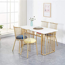 SPORETE Makeup Vanity Sgabello Sedia, Dressing Table Struttura Sedia di Metallo, Camera Makeup Dresser scrivania Sedia con Schienale Comodo, Sedia del Salone della Reception,A