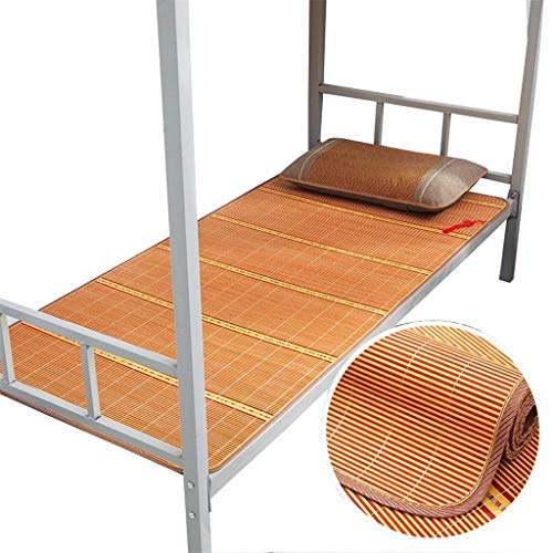 MBY Materassino in bambù, Letto Singolo for Studenti Pieghevole Rinfrescante Traspirante Temperatura Costante del Sudore, 7 Stili, 4 Dimensioni (Color : D, Size : 80×190cm)