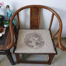 Yzzlh - Set di 4 cuscini per sedia con lacci e chiusura lampo, per interni ed esterni, per cucina, sala da pranzo, prato e giardino, caffetteria, 40 x 40 cm