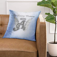 Kris.D Copripiumino Personalizzato in Memoria Amorosa Memorizza Personalizza Federa Decorativa Home Decor Square 18 x 18 Pollici Federa
