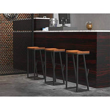 YS Sedia Seduta Curva Sgabello in Ferro Retrò, Poggiapiedi per Uso Domestico Elegante Semplice e Confortevole,63 cm,63 cm