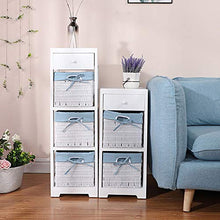 Zhicaikeji Organizzatore di Guardaroba Slit Gabinetto Bagno Limitare Armadietto Laterale del Torace Piccolo Comodino Rattan Cassetto Governo di Immagazzinaggio Sistema di Archiviazione con Cassetti