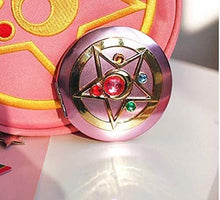 JACKWS Specchio Specchio di Trucco di Sailor Moon Portable Trucco Crystal Star Specchio Pieghevole Doppio Specchio for Bagno Camera da Letto di Viaggio