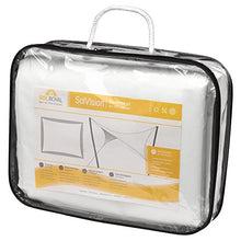 Sol Royal Tenda a vela rettangolare SolVision 2x4m parasole idrofugo per esterni contro pioggia e raggi UV - bianco