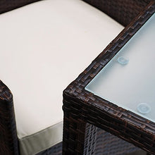 Deuba Tavolo e sedie da Giardino Rattan 8 sedie impilabili Set mobili da Esterno Arredamento Giardino Balcone terrazzo