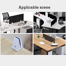 MIAOLEIE Parete-Clip Fisso 2 Pz Clip in Lega in Lega per Desktop Regolabile Schermo-Partition Partition Paripiere Baffle Morsetto Desktop Privacy Panel Scherm Clip