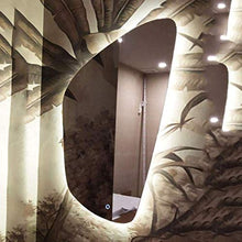 WQERLC Specchio a Muro, Specchio da Bagno a Led, Bagno Specchio Vanità con Lampada, Adatto per Bagno, Hotel, Servizi Igienici