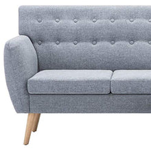 Tidyard Divano Angolare 3 Posti, Chaise Longue Removibile, 171,5x138x81,5 cm Grigio Chiaro