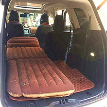 Lettino da viaggio Lettino da viaggio Sedile posteriore Air letto portatile viaggio gonfiabile letto aria della base auto gonfiabile letto su due lati che si affolla Materasso con built-in cuscino 5-2