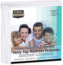 Utopia Bedding Coprimaterasso Impermeabile con 4 Angoli Elastici - Matrimoniale 160x200 cm (confezione da 1), Proteggi Materasso Traspirante e Lavabile