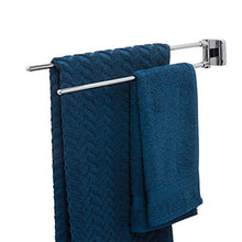 Tiger Onu Portasciugamani a 2 Bracci, Acciaio Inox, Cromato, 4,8 x 5,4 x 44,3 cm
