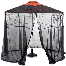 Schermo all'aperto ombrellone Ombrellone Tavolo Ombrellone zanzara copertura della rete Bug Rete di copertura, Ombrellone Converter copertura Trasforma il tuo Parasol in un Gazebo (Colore: 275 * 230 c