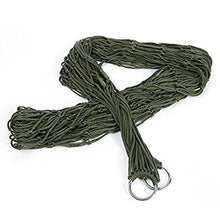 Homy Mini amaca di nylon, campeggio, viaggio, sopravvivenza, relax, dormire o giardino 270x80cm (green)