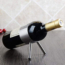 DZSF Wine Rack, Bottiglia Singola Holder controsoffitto Vino, Newness Moderna in Acciaio Inox di Servizio Display Rack Vino