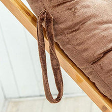 ZHBH - Cuscino per sedia a dondolo da appendere, impermeabile, addensato da appendere, per patio, giardino, multicolore a scelta, 90 x 120 cm