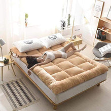 YOLL Portatile Pieghevole Futon Materasso 90 * 200cm~180 * 200cm Matrimoniale Singolo Terra Flanella Tatami stuoie, Addensare Trapuntato Stile Giapponese Futon Coperta Dormitorio resistent
