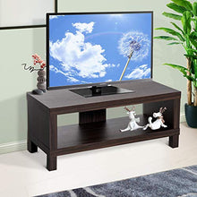 homcom Mobile Porta TV fino a 42" Classico in Legno con Vano Salotto e Soggiorno 90 × 35 × 37cm