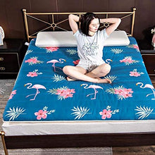 YOLL Pieghevole Futon Materasso Matrimoniale Singolo da Terra Tatami stuoie, Portatile Trapuntato Stile Giapponese Futon Rilievo di Materasso Tatami Materassino/C / 90 * 200cm