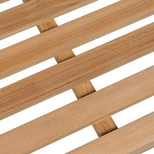 Tidyard Panca da Esterni in Legno di Teak, Panchina Giardino 150x62,5x90 cm