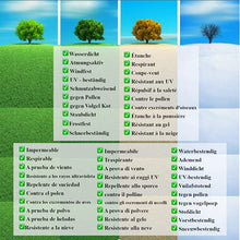 Planesium Premium tavolo da giardino copertura per mobili da giardino copertura protettiva copertura set telone impermeabile traspirante 575 g / lfm 160cm x 95cm x 70cm Beige