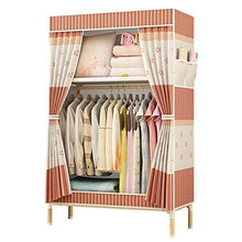 JJZXT Portable Abito Armadio Rack Pieghevole Non Tessuto Mobili Camera da Letto Bagagli Armadio Cabinet Multifunzione Antipolvere D'umidità