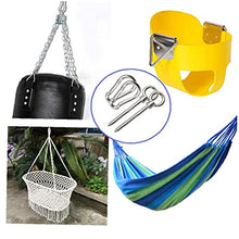 Amaca Ganci Insieme del Gancio di Sedie Ganci Heavy Duty in Acciaio Inox per I Set in Legno Altalena con Pneumatico Girevole Sedile Trapeze Yoga Argento