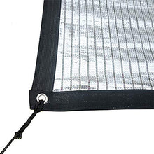 Rete ombreggiante Pellicola Riflettente in Alluminio Ad Alta Densità, Tessuto Reticolato all'85% in Tessuto con Occhielli per Piante/Patio/Pannelli (Size : 1x6m)