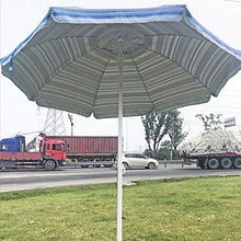 Outdoor 6 piedi 2 metri Beach Ombrello Beach Parasole Giardino Ombrello Sole Ombrello Tilting Stripes Parasole, Impermeabile Sunscreen Parasole ombrelloni per patio Piscina Prato ( Color : A )