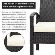 Belissy Tavolo da salotto con vano portaoggetti,in polyrattan,set da 2 persone,1 tavolo e 2 poltrone,tavolo da salotto con mobili da giardino resistenti alle intemperie,per giardino (marrone+rattan)