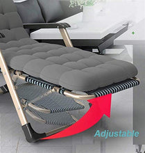 CCLLA Sedia a Sdraio da Patio Leggera Oversize con Chiusura a gravità Zero, portabottiglie Regolabile Pieghevole per Ufficio, Giardino, Spiaggia, Lato Piscina, Sport all'aperto, Campeggio, Support