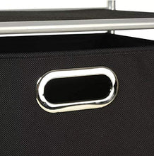 Cassettiera in Tessuto, Cassettiera per Camera da Letto con 4 Cassetti in Tessuto Non Tessuto, 41,5 x 31 x 114 cm