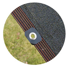 YTQ Piante da Giardino Ombra Blocco di Stoffa 90% UV Adatto per Recinzione per La Privacy Recinzione Pergola Resistente Tenda da Sole Multifunzione Rete con Occhiello Nero(Size:1m x 6m)