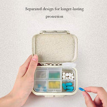 NYKK Portapillole Household Pillola Portatile di Corsa della Scatola Una Settimana Ricarica Pill Box Pillola Portatile Medicina Scatola Pill Box Portatile Pillola Portatile della Scatola della