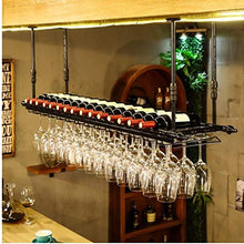 DJSMjbj Wine Rack Wine Glass Wine Rack Rack attaccatura a Living Room Bar Decoration Facile da installare Ripiani Decke (Size : 120 * 30cm)