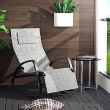 FUFU Sedie a Sdraio Sedia a Dondolo Chaise Longue per Il Tempo Libero Sedile per Il Tempo Libero Pigro con poggiapiedi Regolabile, 94 * 64 * 108 cm Pieghevoli