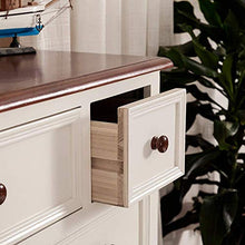 Attrezzatura Cassettiera Cassetto in Legno massello Armadio Semplice per Soggiorno Armadietto per Camera da Letto con Ingresso di Grande capacità (Colore: Bianco Dimensioni: 95x35x90cm)
