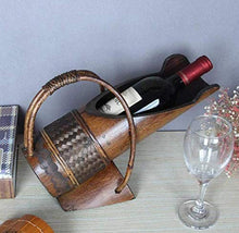 FAGavin Creativo bambù Cremagliera del Vino di bambù Soggiorno Wine Bar Bar Retro Vino Cremagliera del Vino Bottiglia di Vino Decorazione Cremagliera